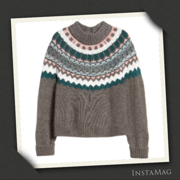 CASLON Chunky Jacquard Sweater - Picture 2 of 9